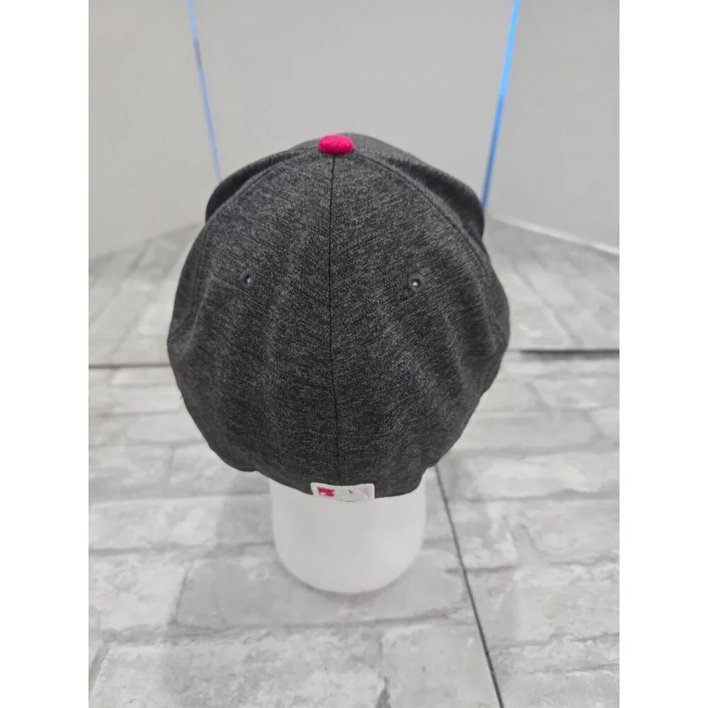 WASHINGTON NATIONALS Pink‎ & Black New Era 7 5/8 Fitted Hat, Baseball Cap